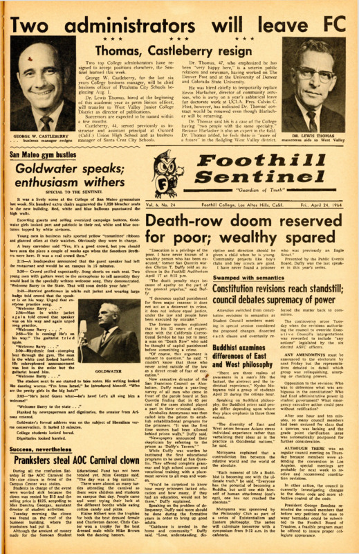 Foothill Sentinel April 24 1964
