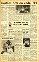 Foothill Sentinel November 10 1967 