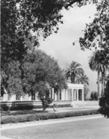 Le Petite Trianon, also known as The Pavilion, sits in it original location on the land that would later become De Anza College. Image taken in 1959.