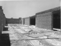 A view of the interior of the 5200 building, under construction at Foothill College in 1961.