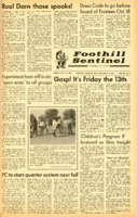 Foothill Sentinel October 13 1967 