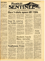 Foothill Sentinel November 6 1970