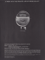 Black poster with central isolated image of an 'Art' gauge/meter with numbers ‘191.’