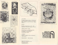 Brochure includes small images of art plus a map showing gallery location.