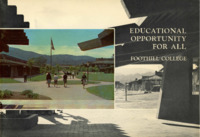 This brochure/leaflet was created to inform potential students of the programs and services available at Foothill College. It is believed that it was distributed during the 1964-1965 academic year.