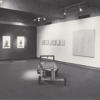 Installation photo with sculpture.