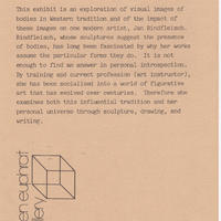 Mostly text flyer includes early Euphrat logo with an ambiguous cube diagram.