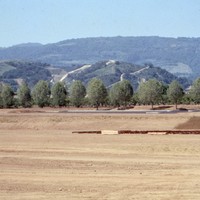 A portion of the land, purchase from E.F. Euphrat, has been cleared and is ready for construction.