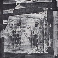 Stitched collage of old family photo of a boy, stamp collection pages.