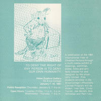 Announcement with drawing of a mouse standing with hands on hips.