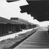 The campus is nearing completion in this 1961 photo.  