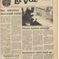 De Anza La Voz January 14 1977