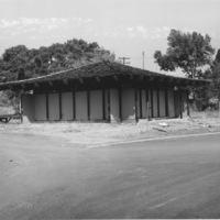 A small building used as the snack bar for many events at the Foothill field.