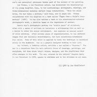 Second page of 'Men and Children' director's notes.