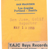 News article announcing that KFJC has bought 275 records, mostly classical.