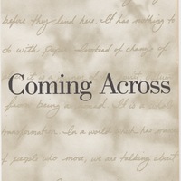 Cover has light tan background pattern with clouds and script by artist Chagoya.