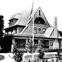 The Griffin family home built in 1901. Date of photo unknown.