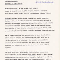 First page of Euphrat press release for 'Crossover.' No logo.