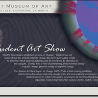 Hom's 'World on Fire' opposite white fingerprint amidst subtle gray swirls. Basic show info.