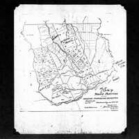 A map, created in 1904, showing the approximate location of the Ohlone Village on the Taaffe property.