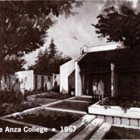 This brochure/pamphlet was prepared for the opening of De Anza College and was distributed in the Fall of 1967.
