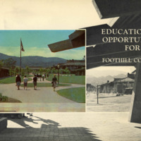 This brochure/leaflet was created to inform potential students of the programs and services available at Foothill College. It is believed that it was distributed during the 1964-1965 academic year.